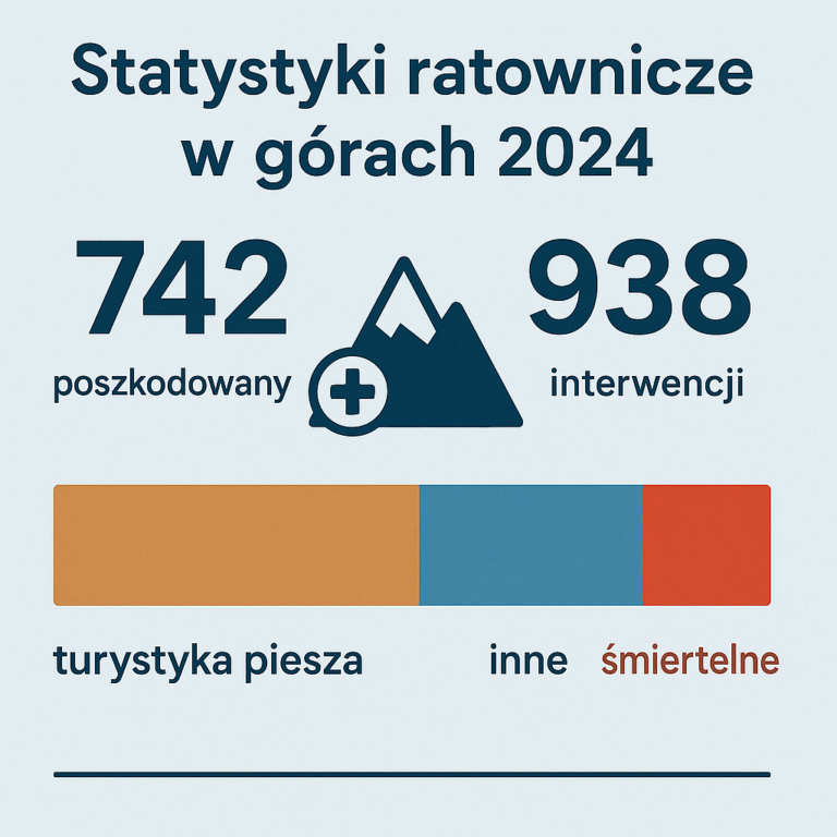 Statystyki ratownicze w górach 2024